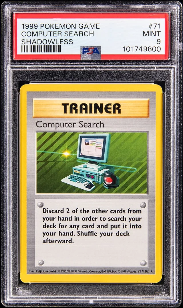 1999 Base Set Computer Search #71 Unlisted card image