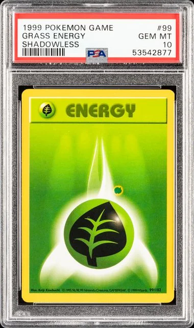 1999 Base Set Grass Energy #99 Common card image