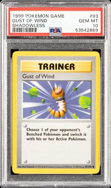 1999 Base Set Gust of Wind #93 Unlisted card image