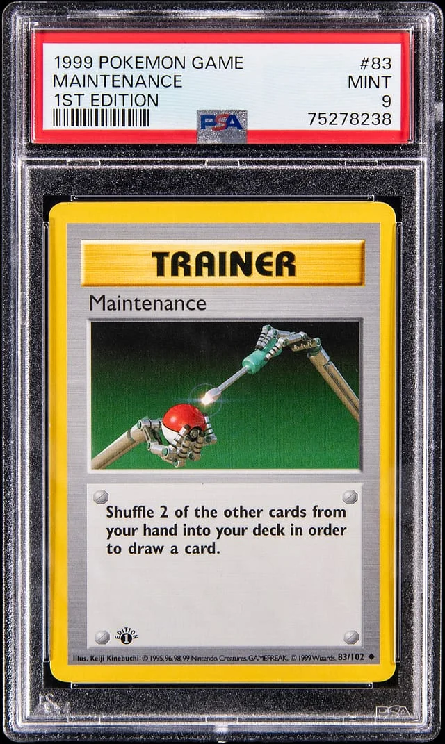 1999 Base Set Maintenance #83 Unlisted card image