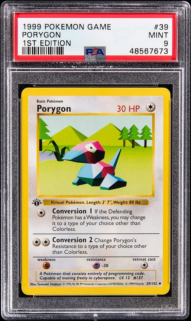 1999 Base Set Porygon #39 Unlisted card image