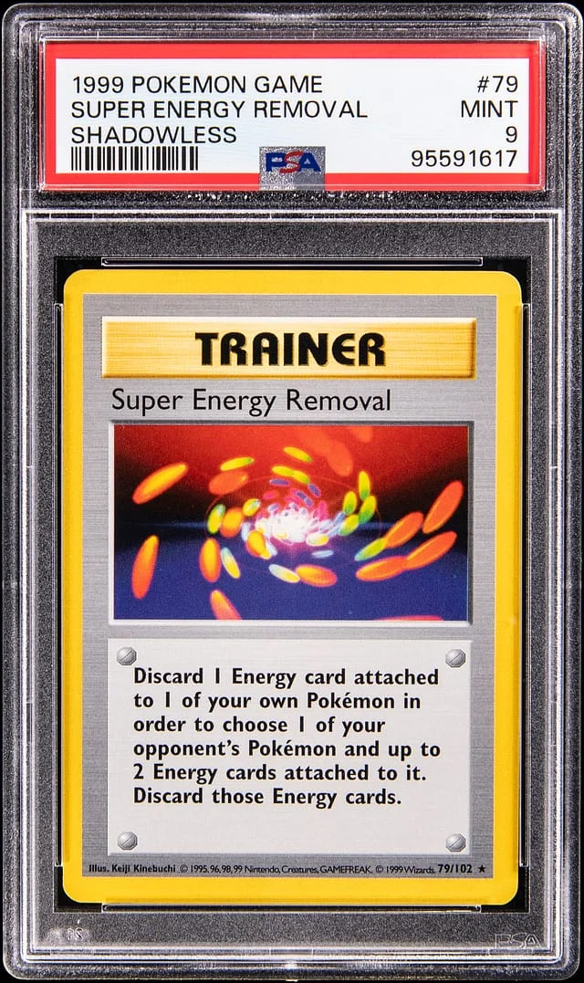 1999 Base Set Super Energy Removal #79 Common card image
