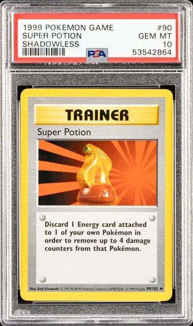 1999 Base Set Super Potion #90 Unlisted card image