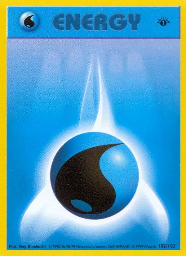 1999 Base Water Energy #102/102 Common card image