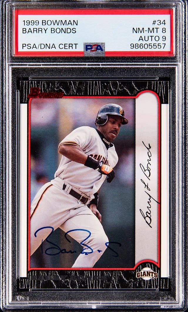1999 Bowman Barry Bonds #34 card image