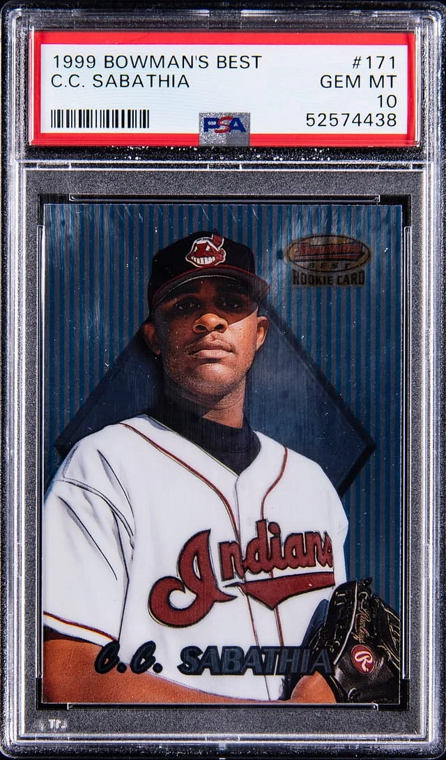 1999 Bowman Best C.C. Sabathia #171 card image