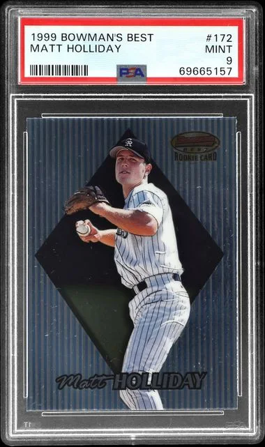 1999 Bowman Best Matt Holliday #172 card image