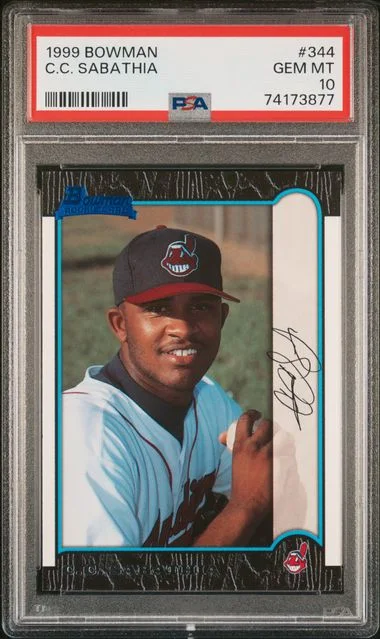 1999 Bowman C.C. Sabathia #344 card image