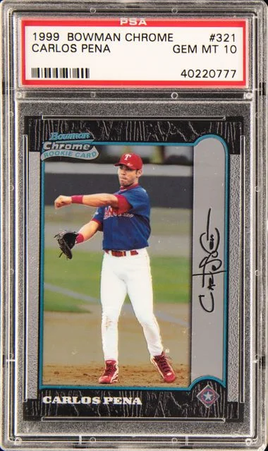 1999 Bowman Chrome Carlos Pena #321 card image