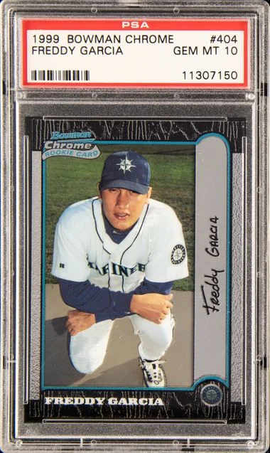 1999 Bowman Chrome Freddy Garcia #404 card image