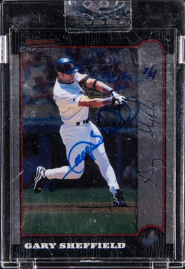 1999 Bowman Chrome Gary Sheffield #11 card image