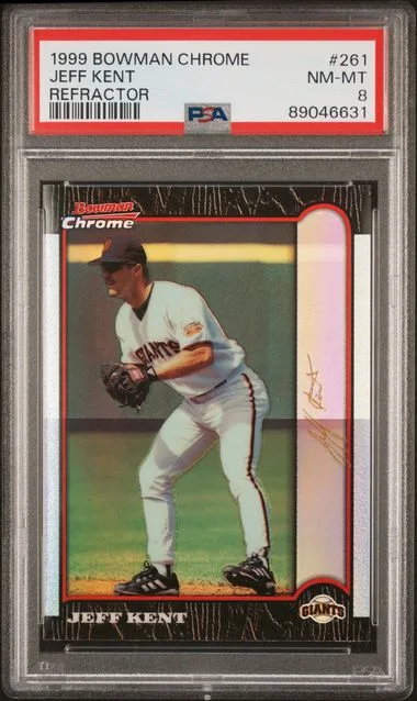 1999 Bowman Chrome Jeff Kent Refractor #261 card image