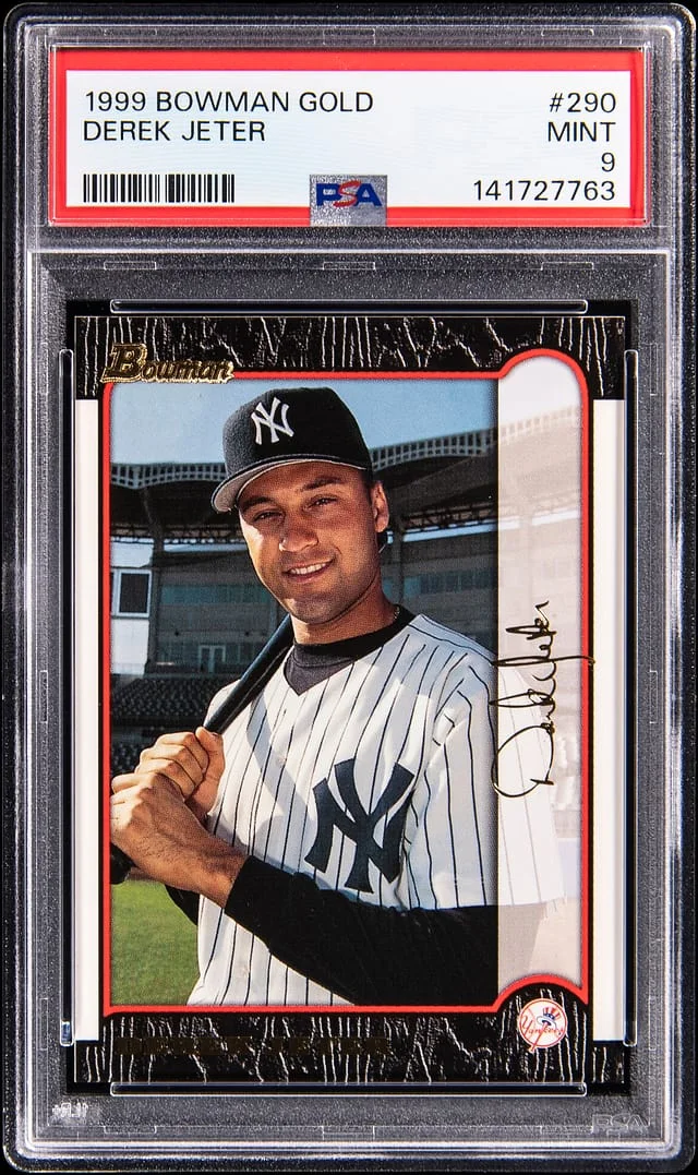 1999 Bowman Derek Jeter Gold #290 card image