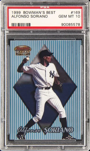 1999 Bowman's Best Alfonso Soriano #169 card image
