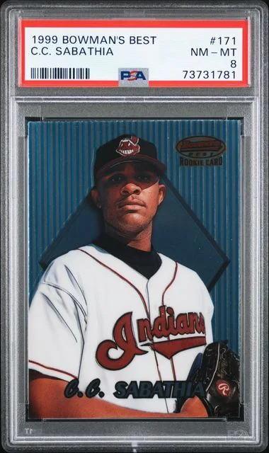 1999 Bowman's Best C.C. Sabathia #171 card image