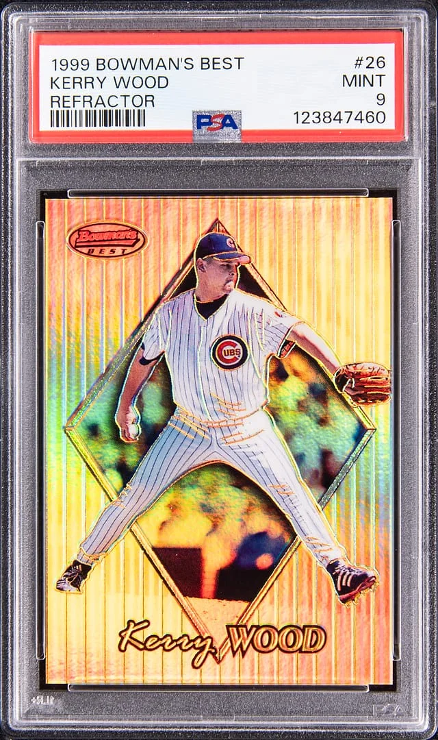 1999 Bowman's Best Kerry Wood Refractor #26 card image