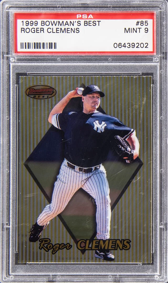 1999 Bowman's Best Roger Clemens #85 card image