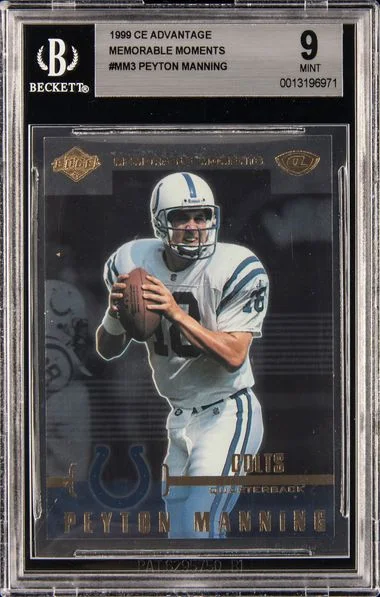 1999 Ce Advantage Memorable Moments Peyton Manning #Mm3 card image