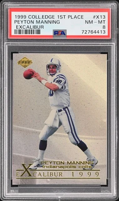1999 Collector's Edge 1st Place Excalibur Peyton Manning #X13 card image