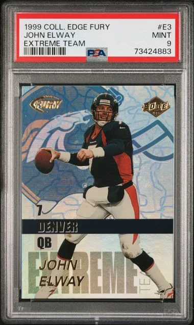 1999 Collector'S Edge Fury Extreme Team John Elway #E3 card image