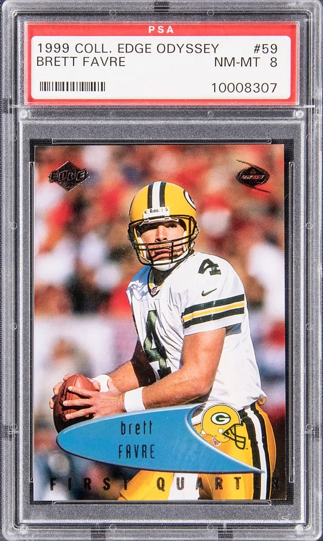 1999 Collector's Edge Odyssey Brett Favre #59 card image