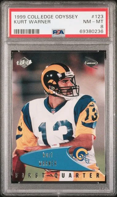 1999 Collector's Edge Odyssey Kurt Warner #123 card image