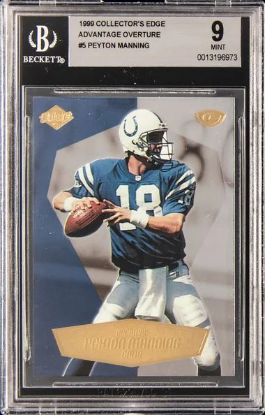 1999 Collector's Edge Peyton Manning #5 card image