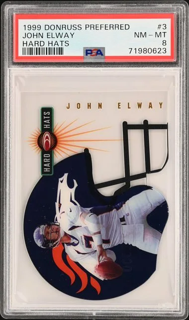 1999 Donruss John Elway Preferred Hard Hats #3 card image
