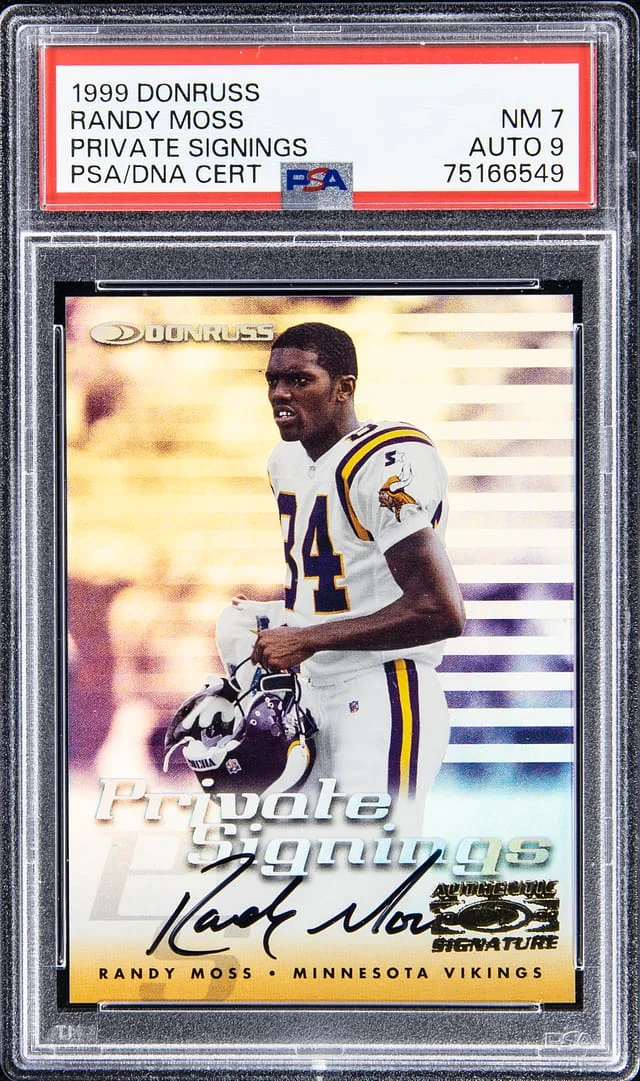 1999 Donruss Randy Moss Private Signings #171 card image