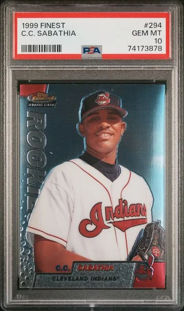 1999 Finest C.C. Sabathia #294 card image
