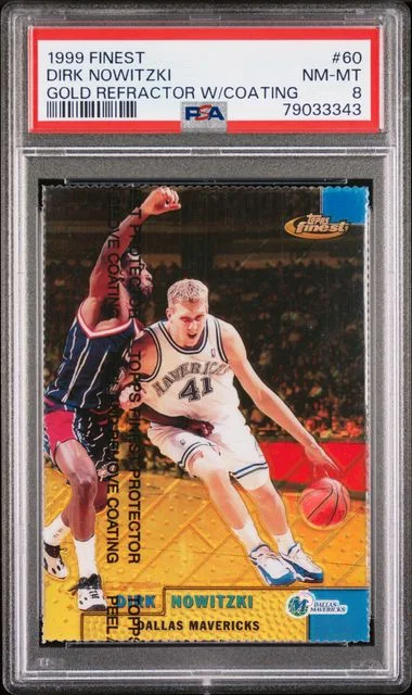 1999 Finest Dirk Nowitzki Refractor W/Coating #60 card image