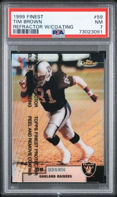 1999 Finest Tim Brown Refractor, With Coating #59 card image