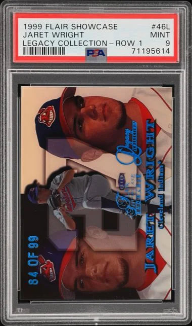 1999 Flair Showcase Jaret Wright Legacy Collection Row 1 #84 card image