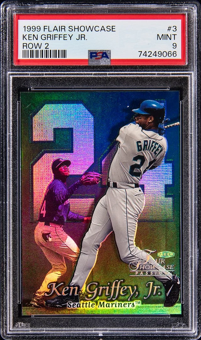 1999 Flair Showcase Ken Griffey Jr. Row 2 #3 card image
