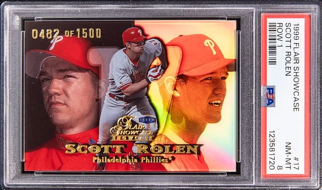 1999 Flair Showcase Scott Rolen Row 1 #17 card image