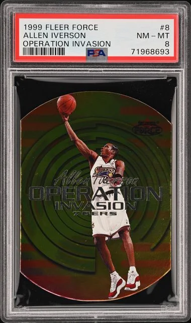 1999 Fleer Allen Iverson Force Operation Invasion #8 card image