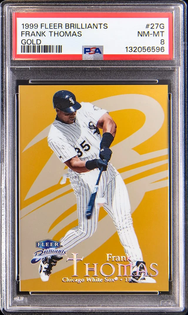 1999 Fleer Brilliants Frank Thomas Gold #27G card image
