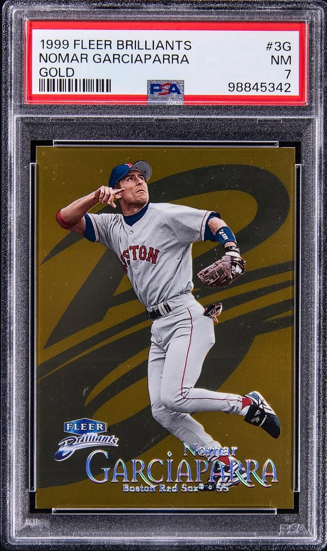 1999 Fleer Brilliants Nomar Garciaparra Gold #3G card image