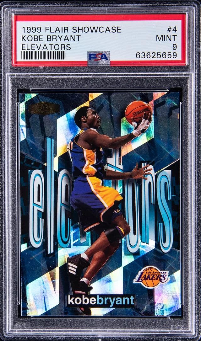 1999 Fleer Flair Showcase Kobe Bryant Elevators #4 card image