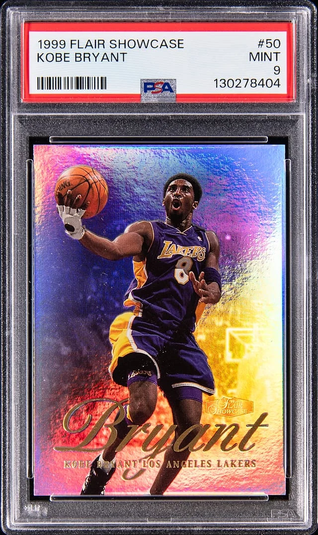 1999 Fleer Flair Showcase Kobe Bryant #50 card image