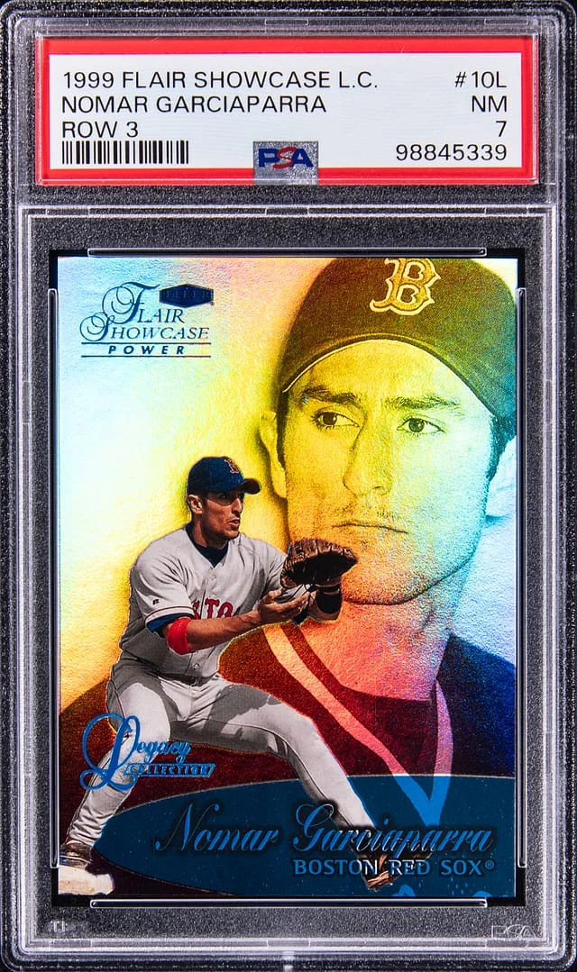 1999 Fleer Flair Showcase Nomar Garciaparra Legacy Collection Row 3 #10L card image