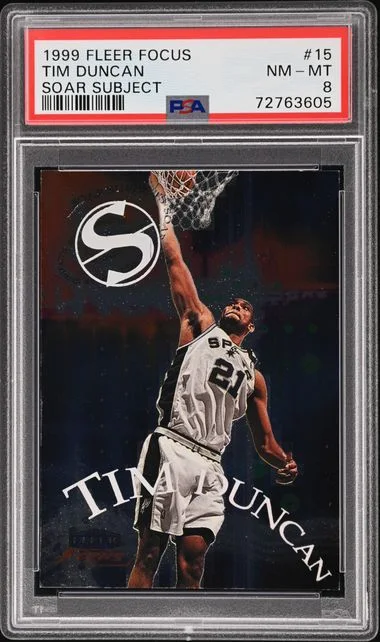 1999 Fleer Focus Tim Duncan Soar Subject #15 card image