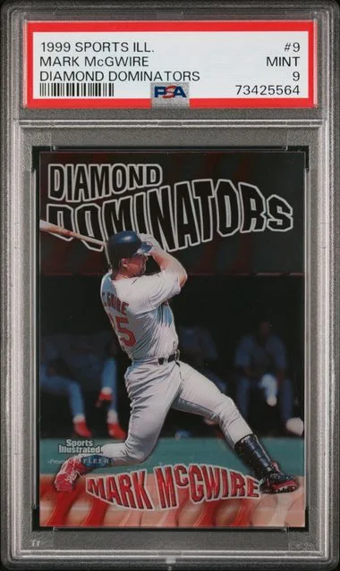 1999 Fleer Mark McGwire Sports Illustrated Diamond Dominators #9 card image