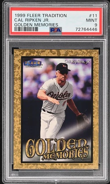 1999 Fleer Tradition Cal Ripken Jr. Golden Memories #11GM card image
