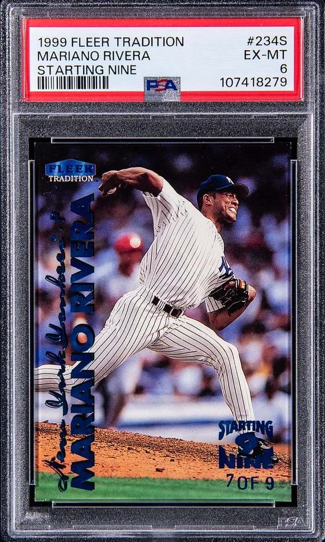 1999 Fleer Tradition Mariano Rivera Starting Nine #234S card image