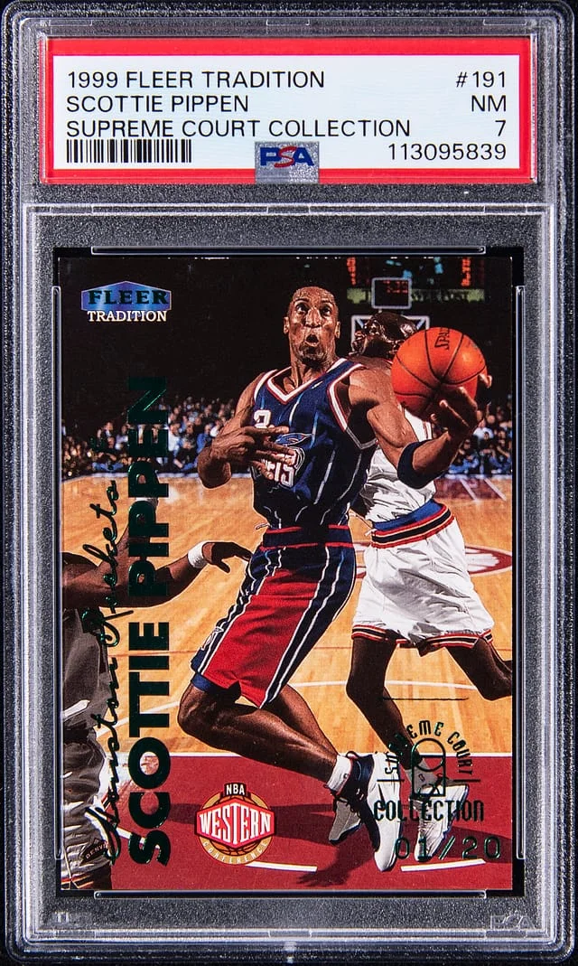 1999 Fleer Tradition Scottie Pippen Supreme Court Collection #191 card image