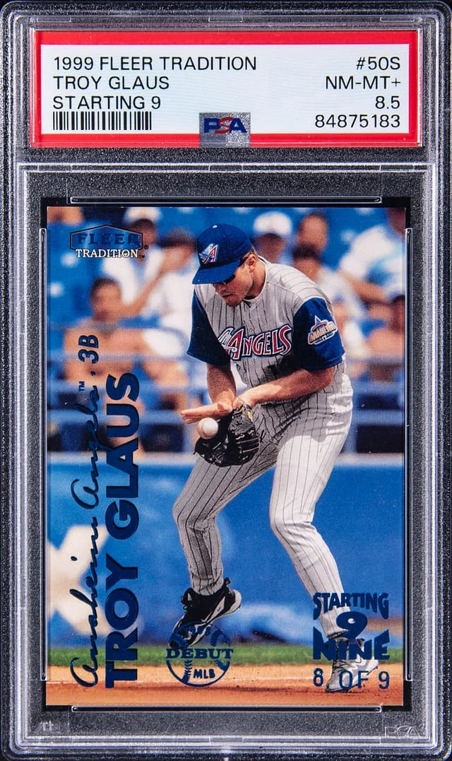 1999 Fleer Tradition Troy Glaus Starting 9 #50S card image