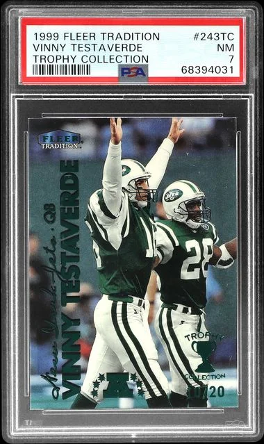 1999 Fleer Tradition Vinny Testaverde Trophy Collection #243TC card image