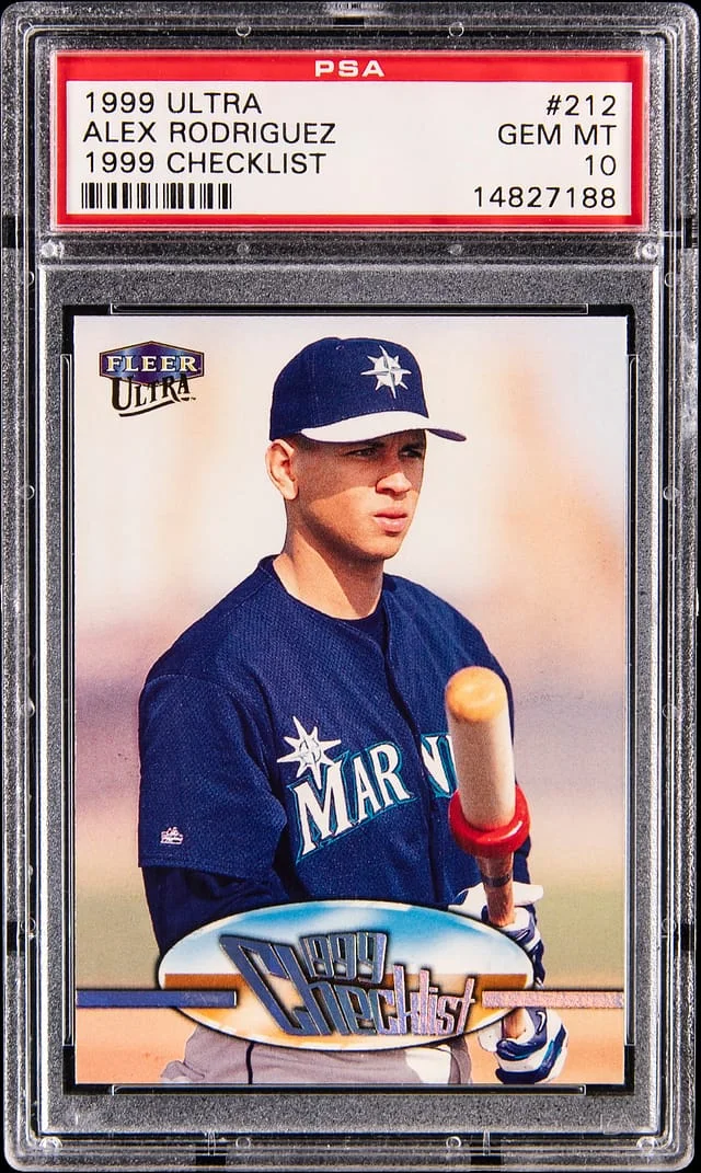 1999 Fleer Ultra Alex Rodriguez 1999 Checklist #212 card image
