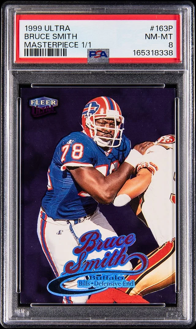 1999 Fleer Ultra Bruce Smith Masterpiece #163P card image